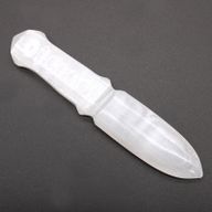 Selenit-Ritualmesser - Chakra