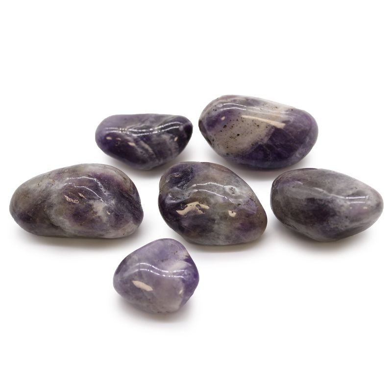 Großer afrikanischer Trommelstein - Amethyst