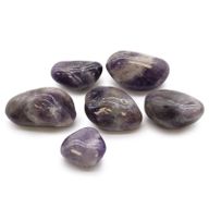 Großer afrikanischer Trommelstein - Amethyst