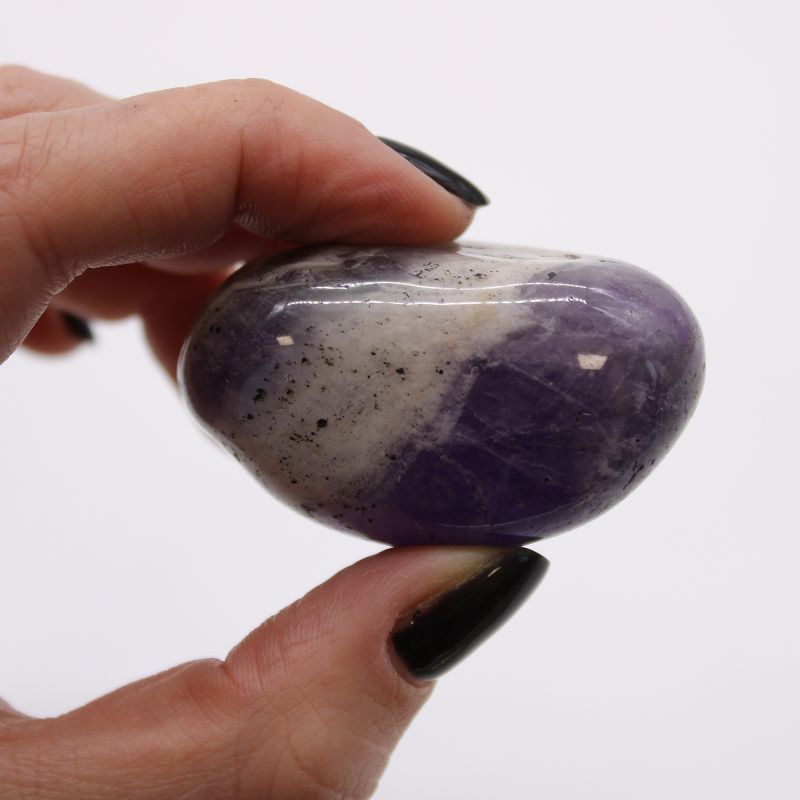 Großer afrikanischer Trommelstein - Amethyst