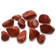 Mittlerer afrikanischer Trommelstein - Jaspis - Rot