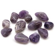 Mittlerer afrikanischer Trommelstein - Amethyst