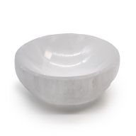 Runde Schale aus Selenit - 10 cm