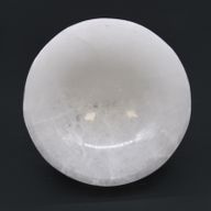 Runde Schale aus Selenit - 10 cm