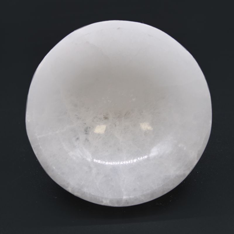 Runde Schale aus Selenit - 10 cm