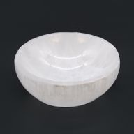 Runde Schale aus Selenit - 10 cm