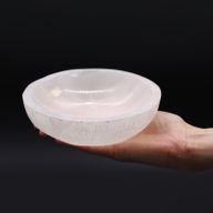 Runde Schale aus Selenit - 15cm