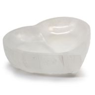 Runde Schale aus Selenit - 15cm