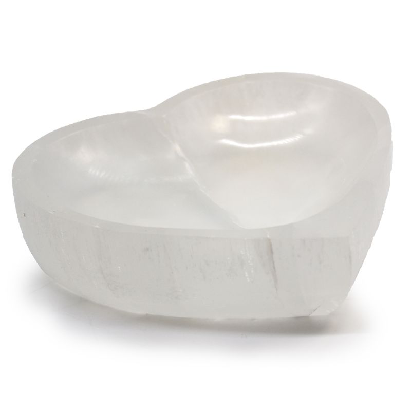 Runde Schale aus Selenit - 15cm