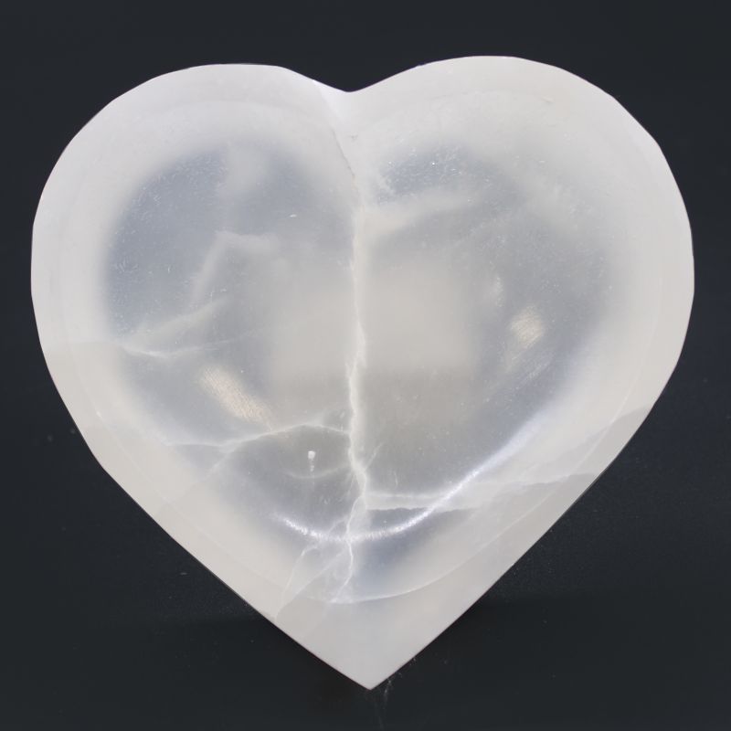 Runde Schale aus Selenit - 15cm