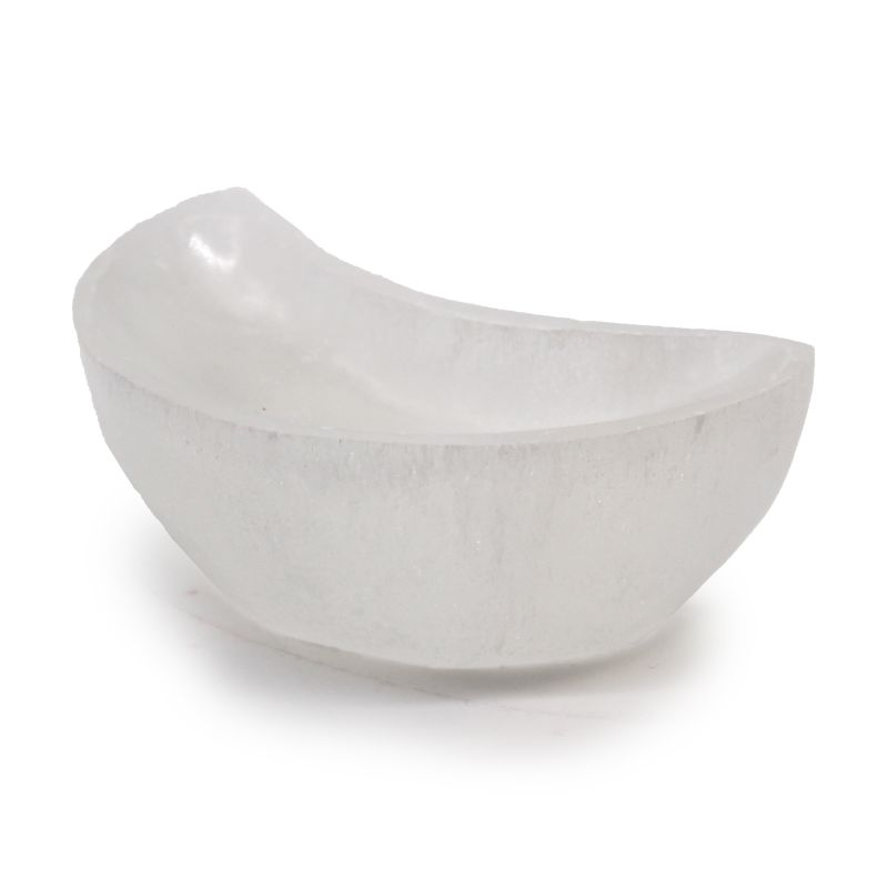 Runde Schale aus Selenit - 10cm