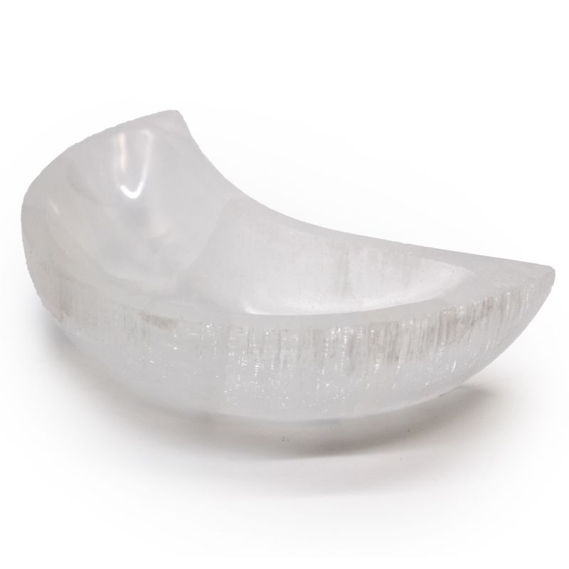 Runde Schale aus Selenit - 15cm