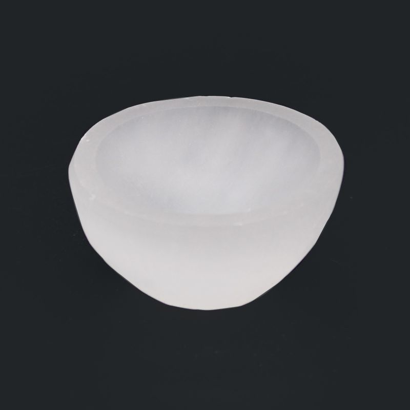 Runde Schale aus Selenit - 6 cm