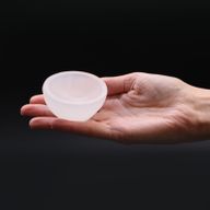 Runde Schale aus Selenit - 6 cm
