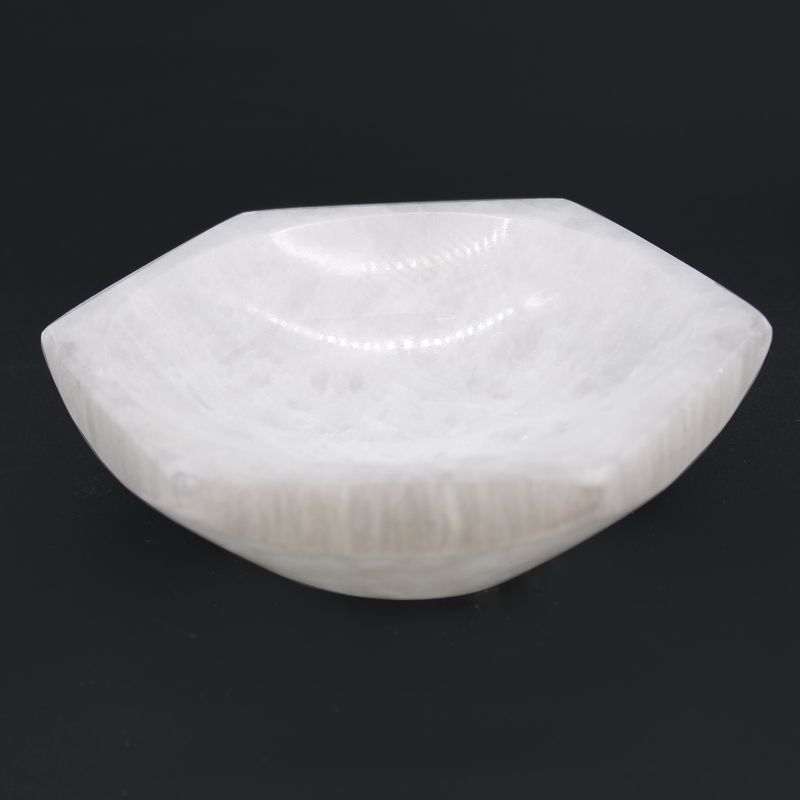 Selenit-Sechskantschale - 15 cm