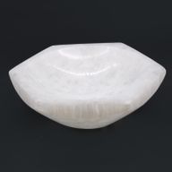 Selenit-Sechskantschale - 15 cm