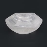 Selenit-Sechskantschale - 10 cm
