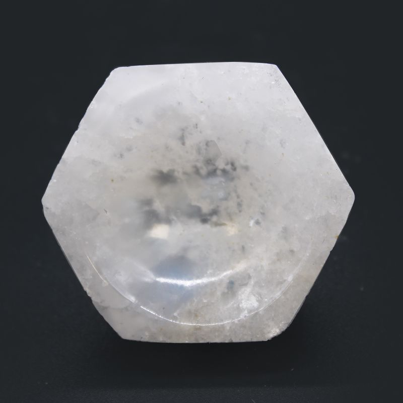 Selenit-Sechskantschale - 6 cm
