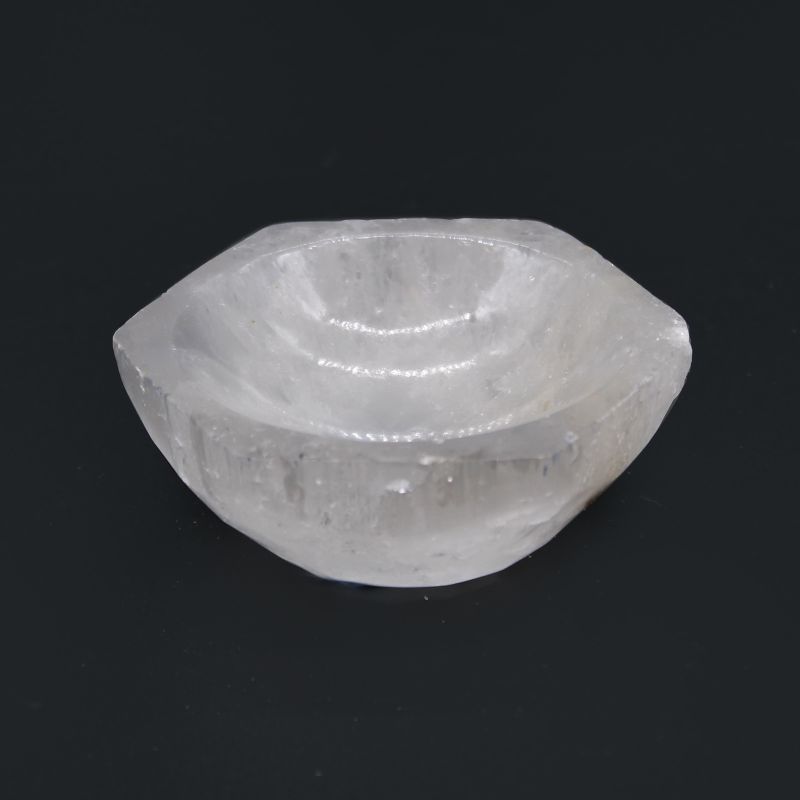 Selenit-Sechskantschale - 6 cm