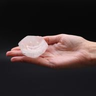 Selenit-Sechskantschale - 6 cm