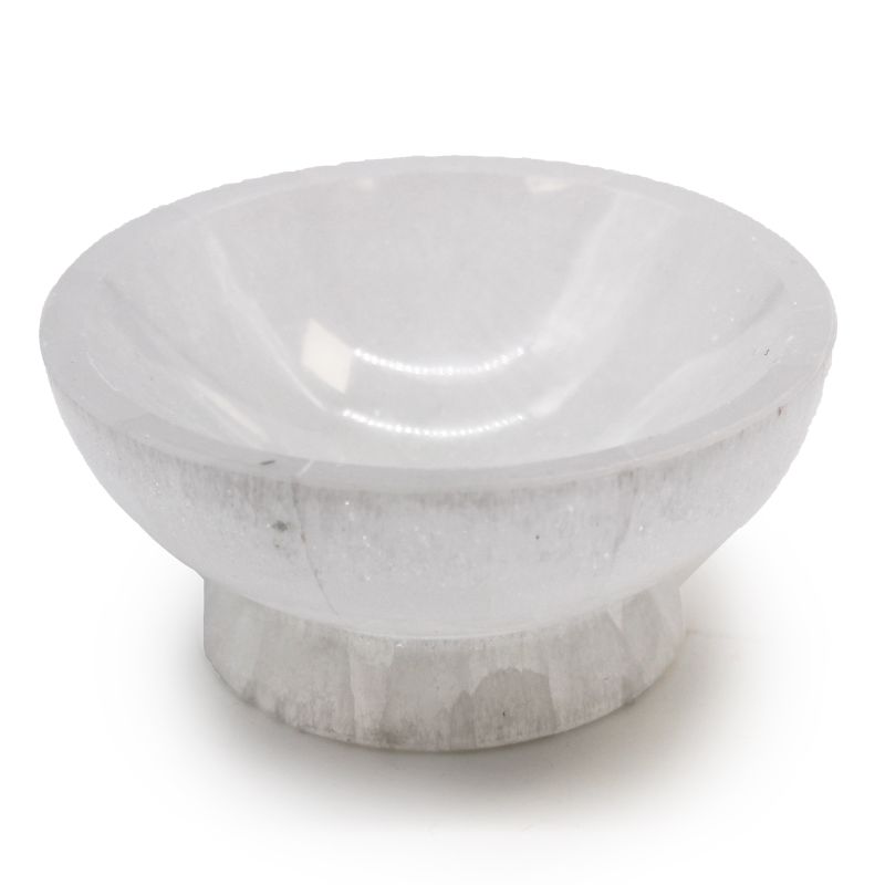 Ritualschale aus Selenit - 10 cm