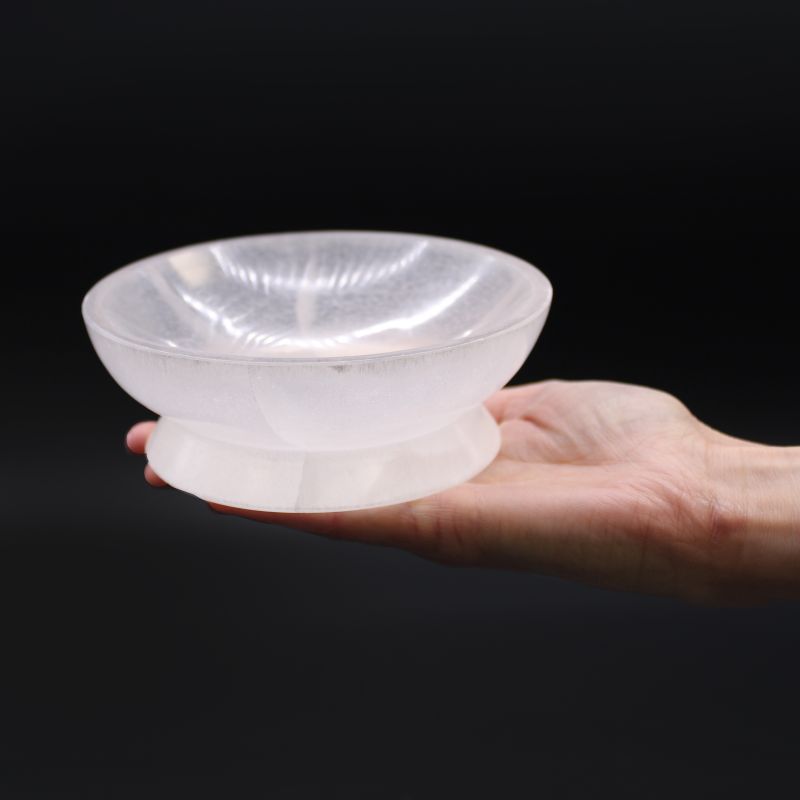 Ritualschale aus Selenit - 15 cm