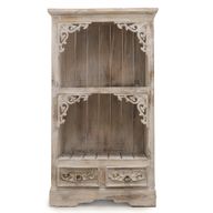 Albasia Badezimmerschrank - Tünche