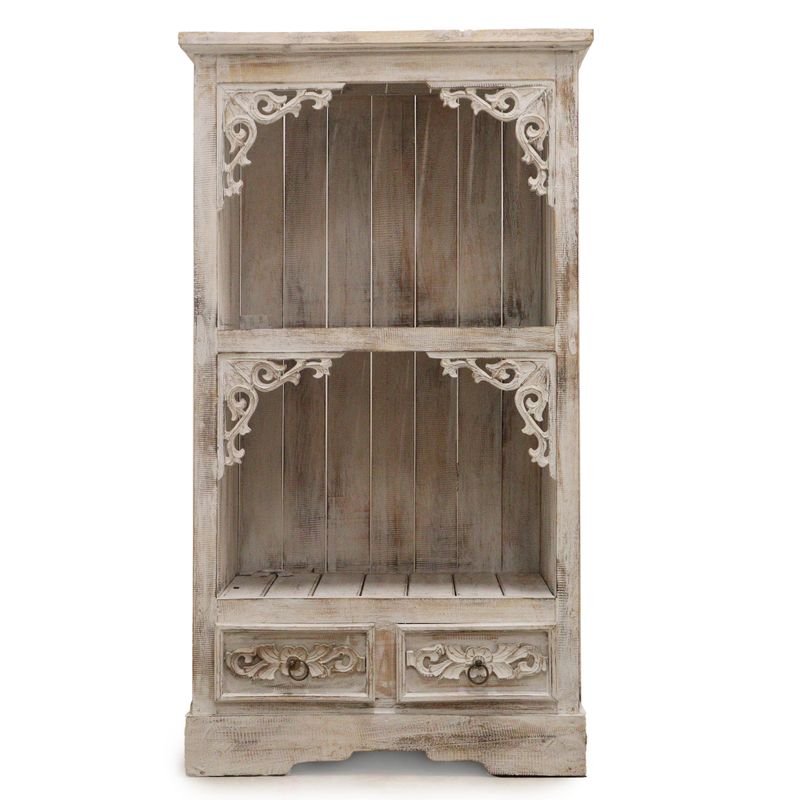 Albasia Badezimmerschrank - Tünche