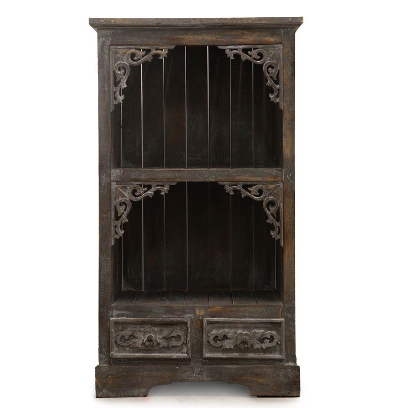 Albasia Badezimmerschrank - Greywash