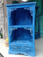 Albasia Badezimmerschrank - Bluewash