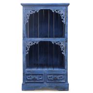Albasia Badezimmerschrank - Bluewash