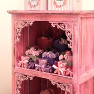 Albasia Badezimmerschrank - Pinkwash