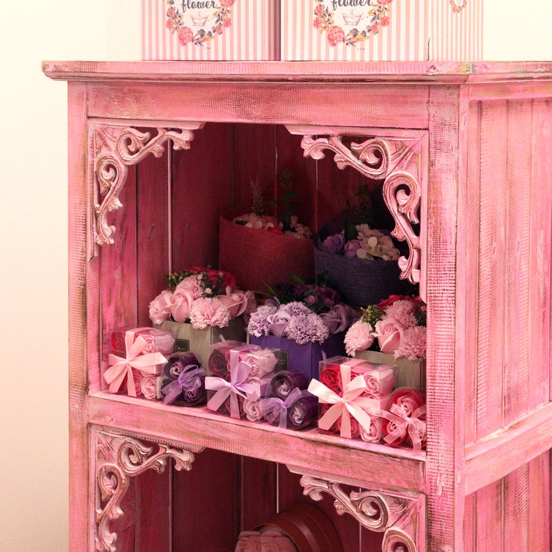 Albasia Badezimmerschrank - Pinkwash
