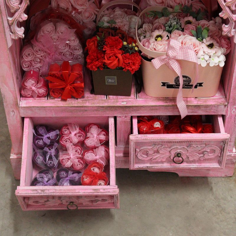 Albasia Badezimmerschrank - Pinkwash