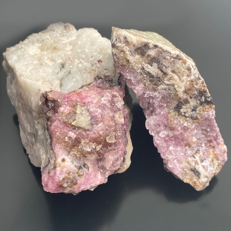 Mineralische Exemplare - Kobaltcalcit (ca. 25 Stück)