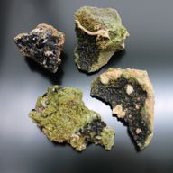Mineralische Exemplare - Epidot (ca. 10 Stück)