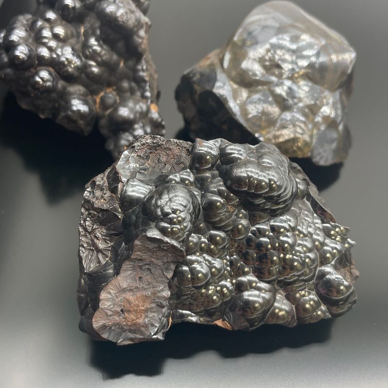 Mineralische Exemplare - Natürlicher Hämatit (ca. 20 Stück)
