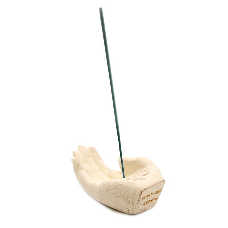 Räuchergefäß - Lotus (weiß)