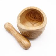 Teak Stößel & Mörser Med