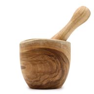 Teak Stößel & Mörser Klein