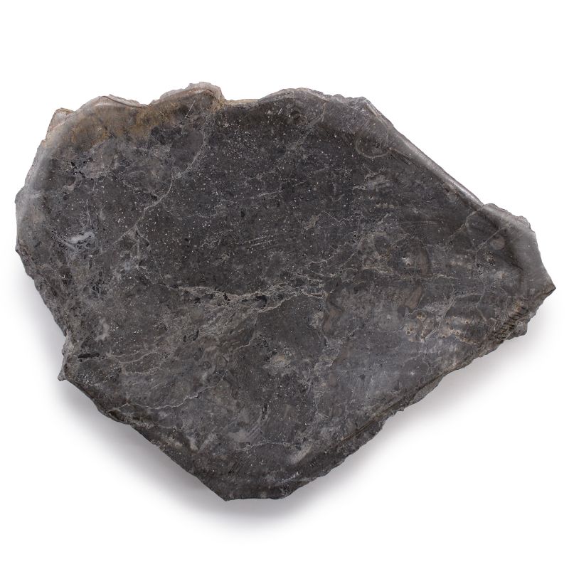 Seifenschale aus natürlichem grauem Marmor