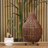 Rattan-Tischlampen - Natur