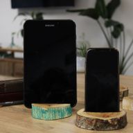 Großer Telefonhalter aus Gamal-Holz – Greenwash