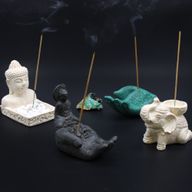 Buddha Feng Shui Räucherstäbchen (Creme)