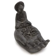 Buddah & Hand Räuchergefäß (schwarz)
