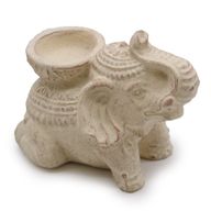 Elephant Räucherstäbchen- und Kerzenhalter (Creme)