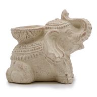 Elephant Räucherstäbchen- und Kerzenhalter (Creme)