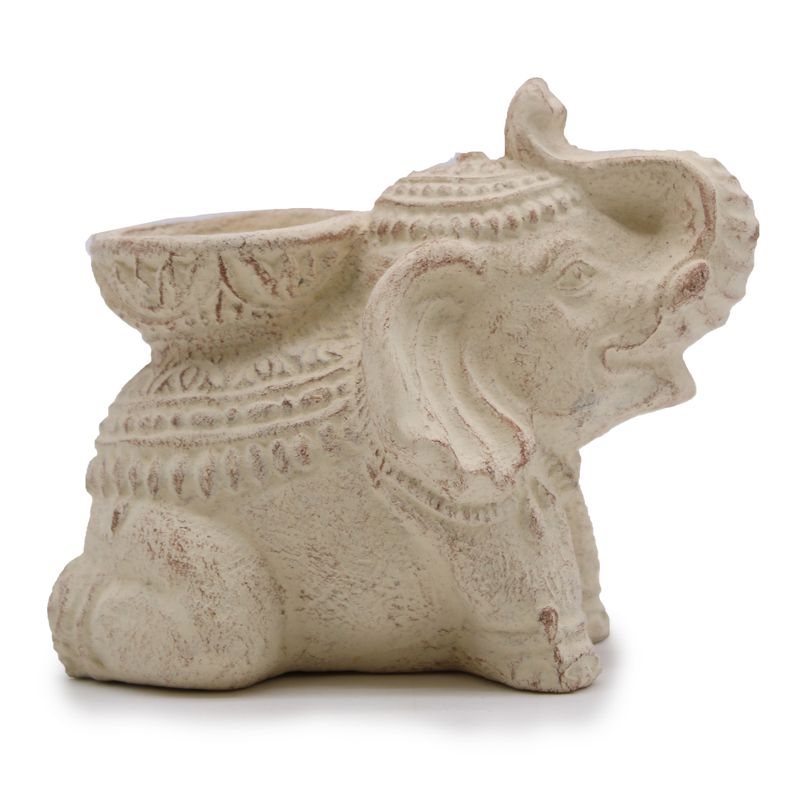 Elephant Räucherstäbchen- und Kerzenhalter (Creme)