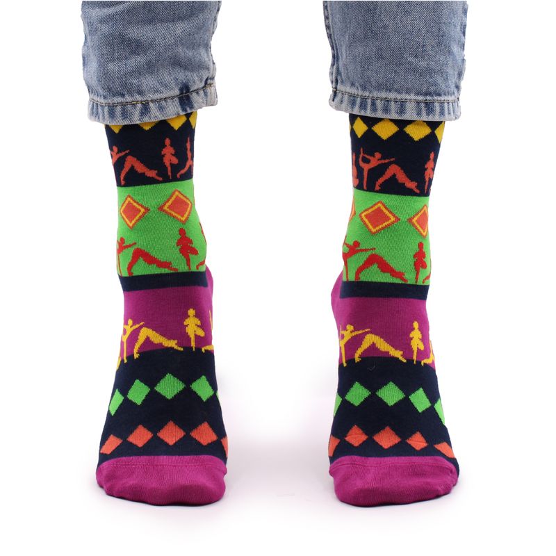 Hop Hare Bambussocken  (36-40) - Yoga-Posen