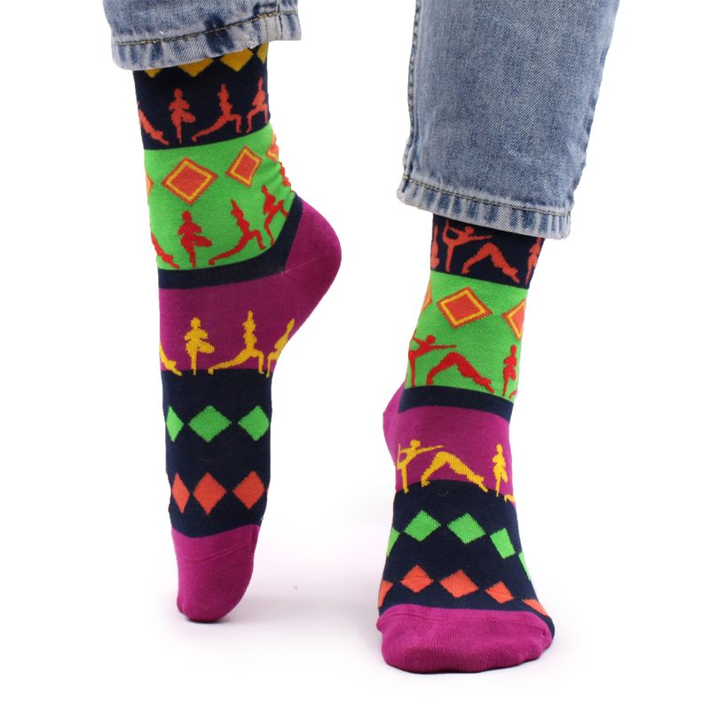 Hop Hare Bambussocken  (36-40) - Yoga-Posen